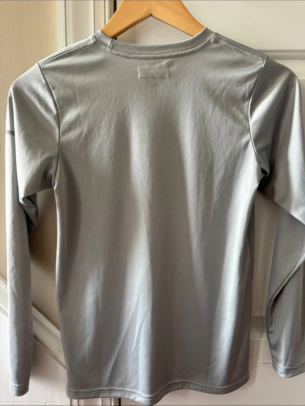Columbia Boy’s Gray Long Sleeve Logo Shirt